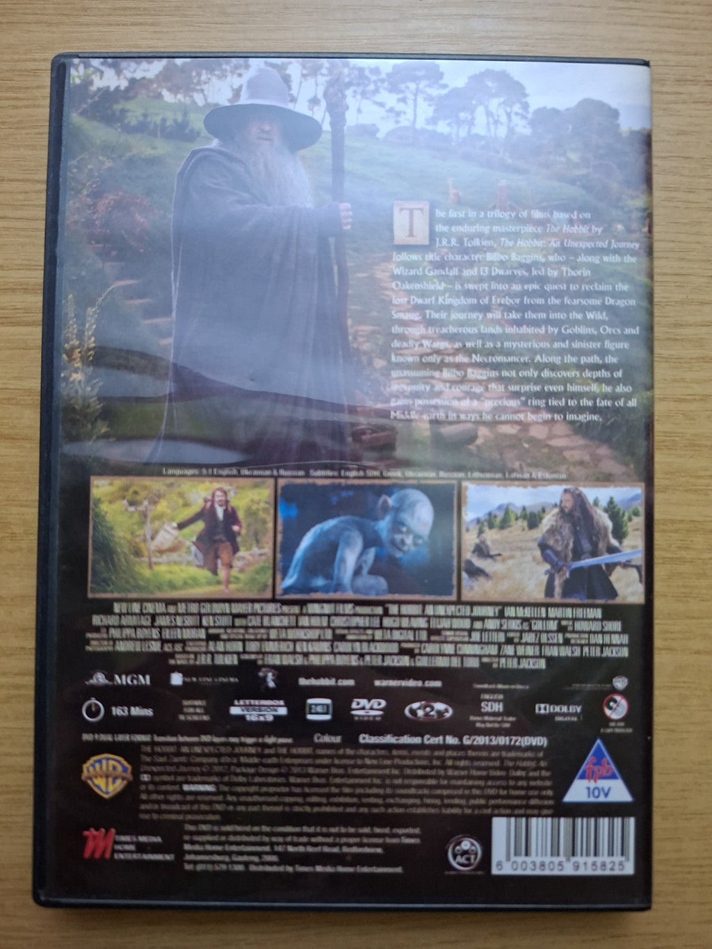 The Hobbit: An Unexpected Journey – DVD (Second-Hand)