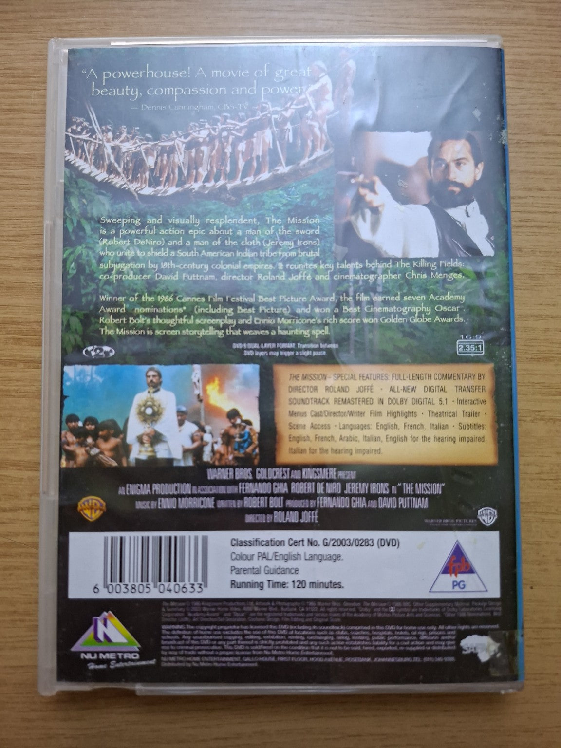 The Mission – DVD (Second-Hand)