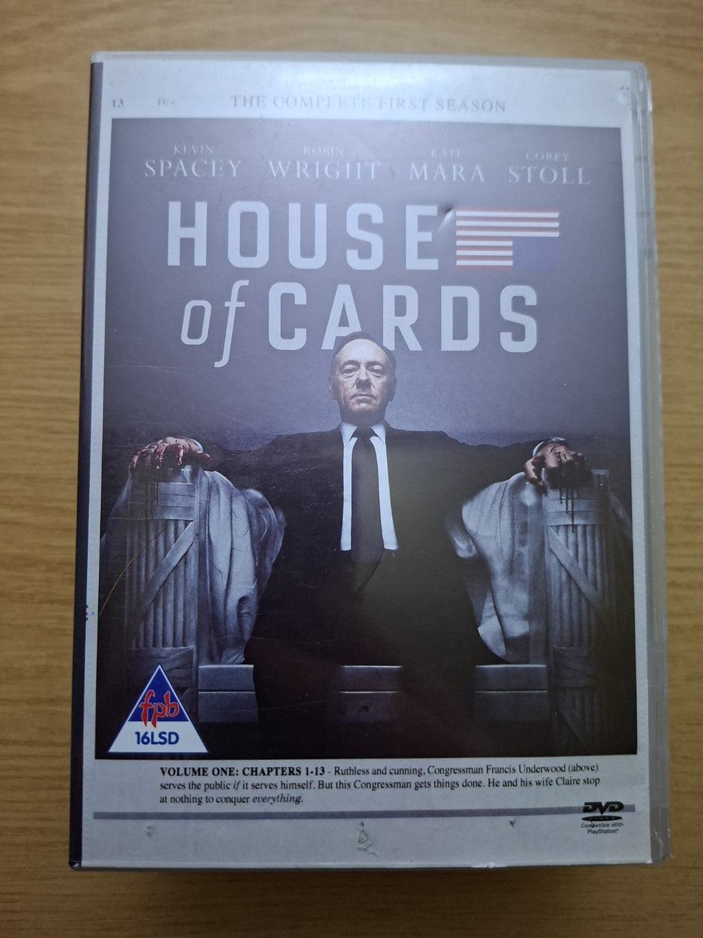 House of Cards – Seasons 1–3 DVD Collection (Second-Hand)