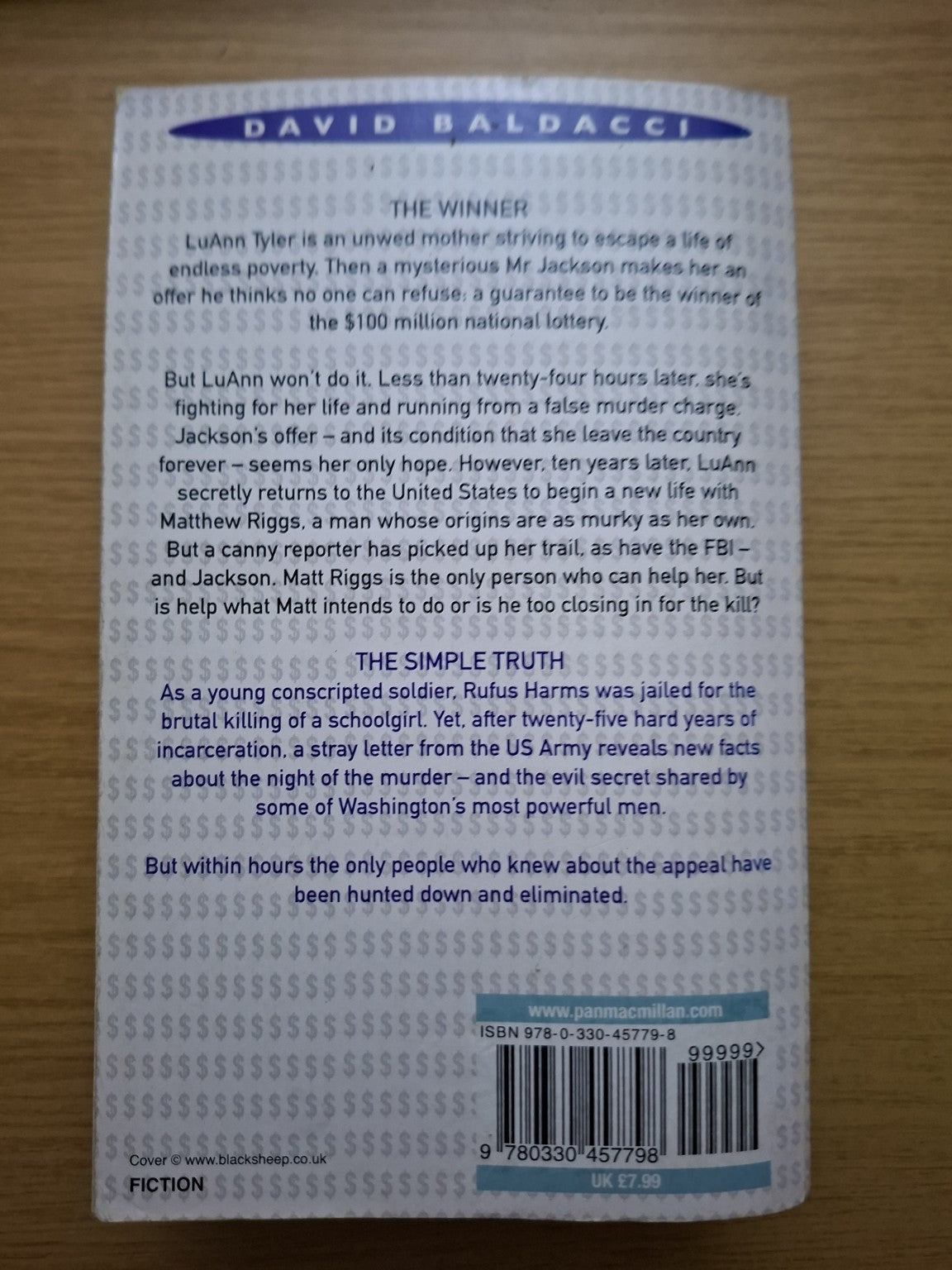 The Winner / The Simple Truth – David Baldacci Omnibus (Second-Hand)