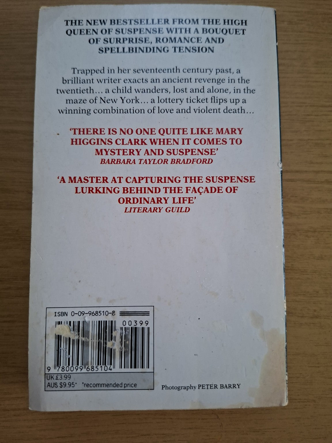 The Anastasia Syndrome – Mary Higgins Clark (Second-Hand)