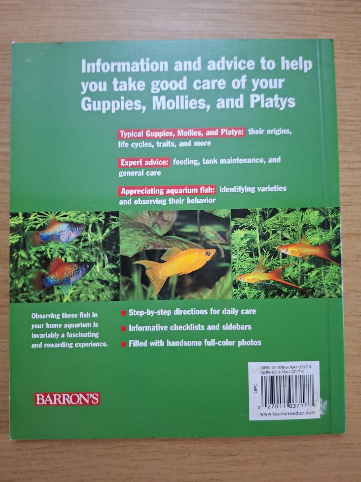 Guppies, Mollies, and Platys – A Complete Pet Owner’s Manual (Second-Hand)