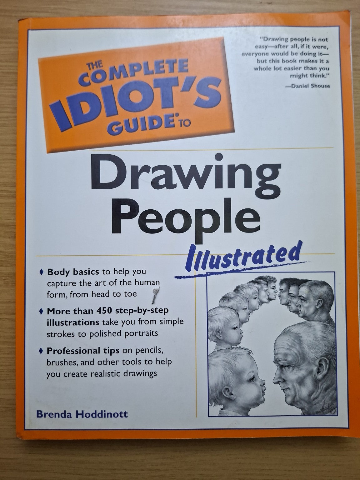 The Complete Idiot’s Guide to Drawing People Illustrated – Brenda Hoddinott (Second-Hand)
