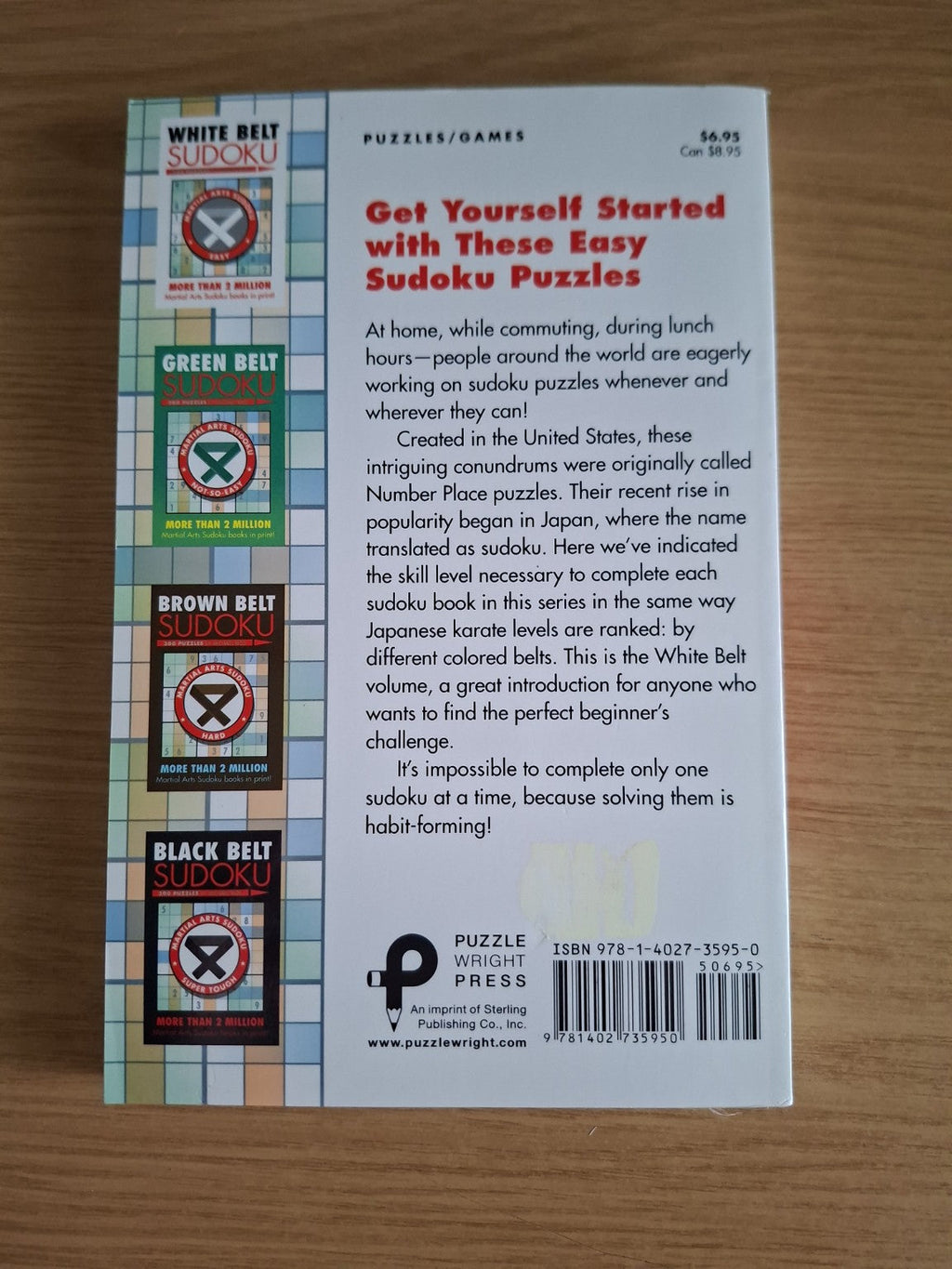 White Belt Sudoku: 300 Puzzles – Michael Rios (Second-Hand)