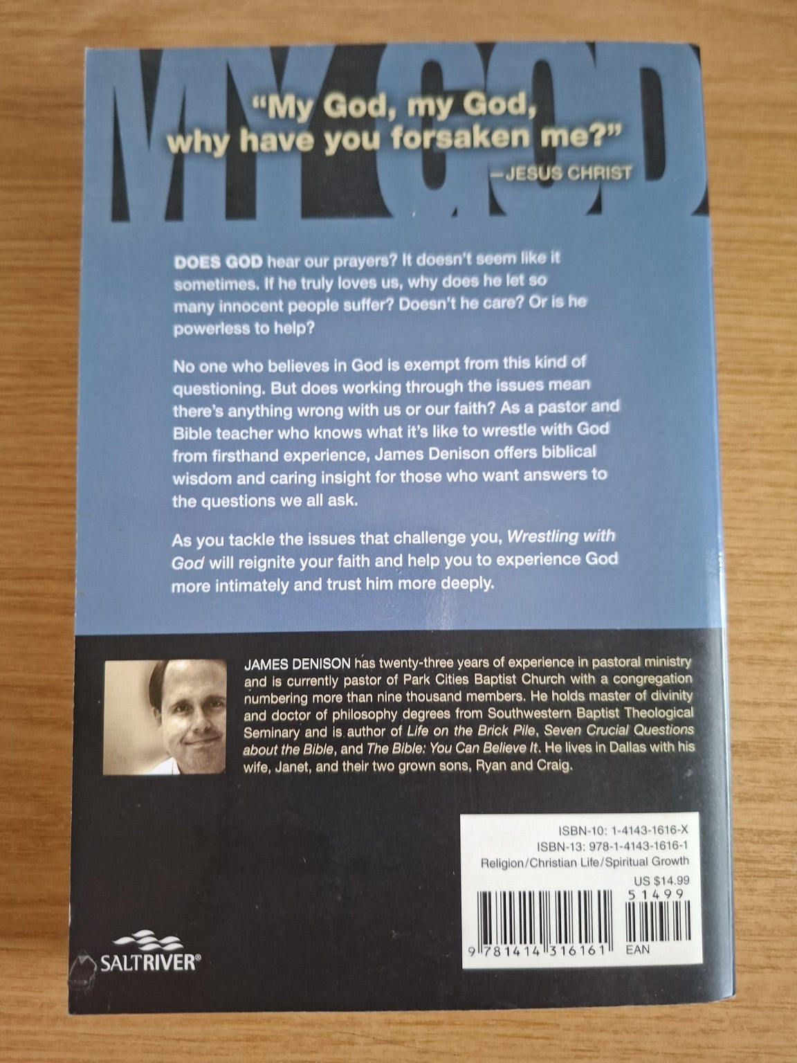 Wrestling with God – James Denison (Second-Hand)