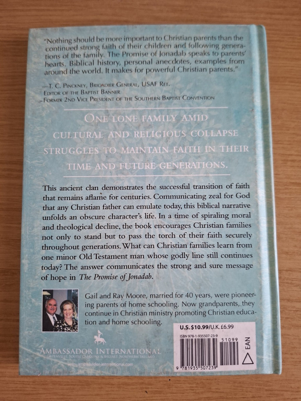 The Promise of Jonadab – E. Ray Moore & Gail Pinckney Moore (Second-Hand)