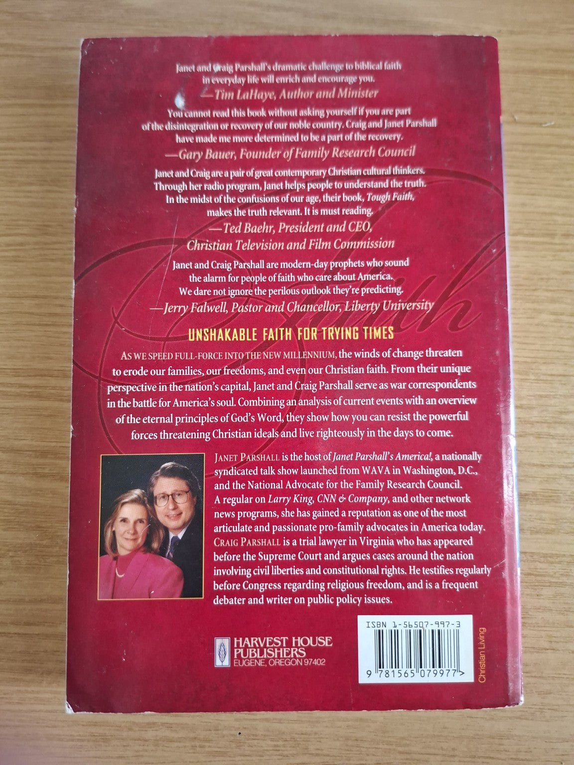 Tough Faith: Trusting God in Troubled Times – Janet & Craig Parshall (Second-Hand)