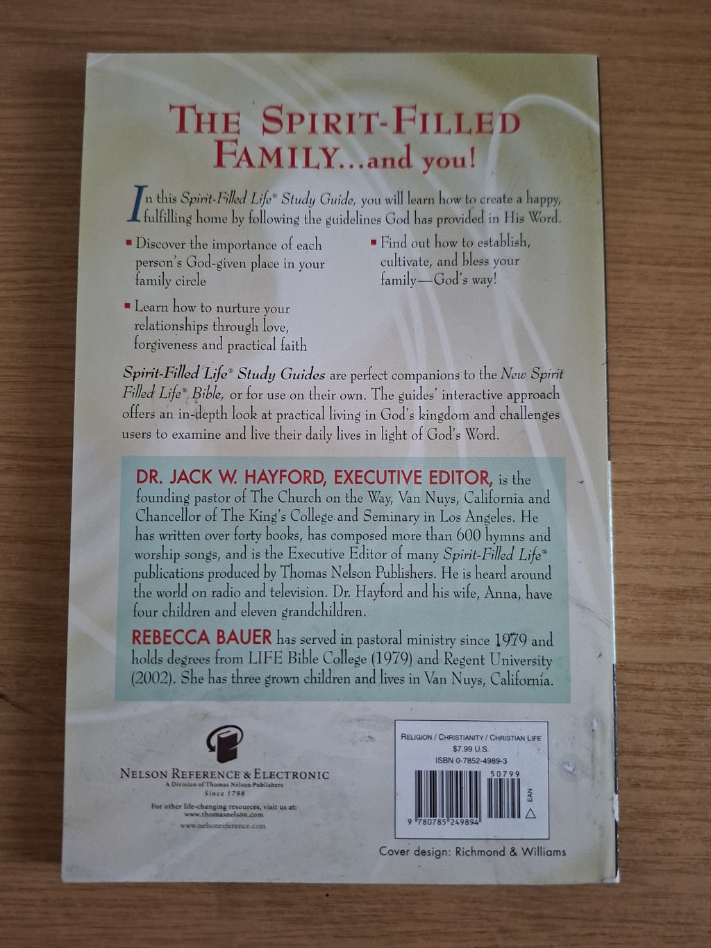The Spirit-Filled Family – Rebecca Bauer (Second-Hand)
