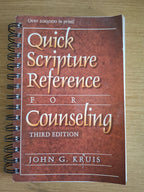 Quick Scripture Reference for Counseling (Third Edition) – John G. Kruis (Second-Hand)