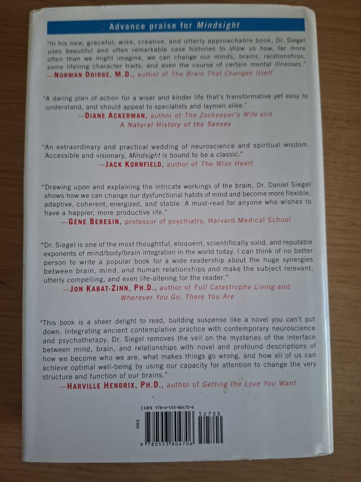 Mindsight: The New Science of Personal Transformation – Daniel J. Siegel (Second-Hand)
