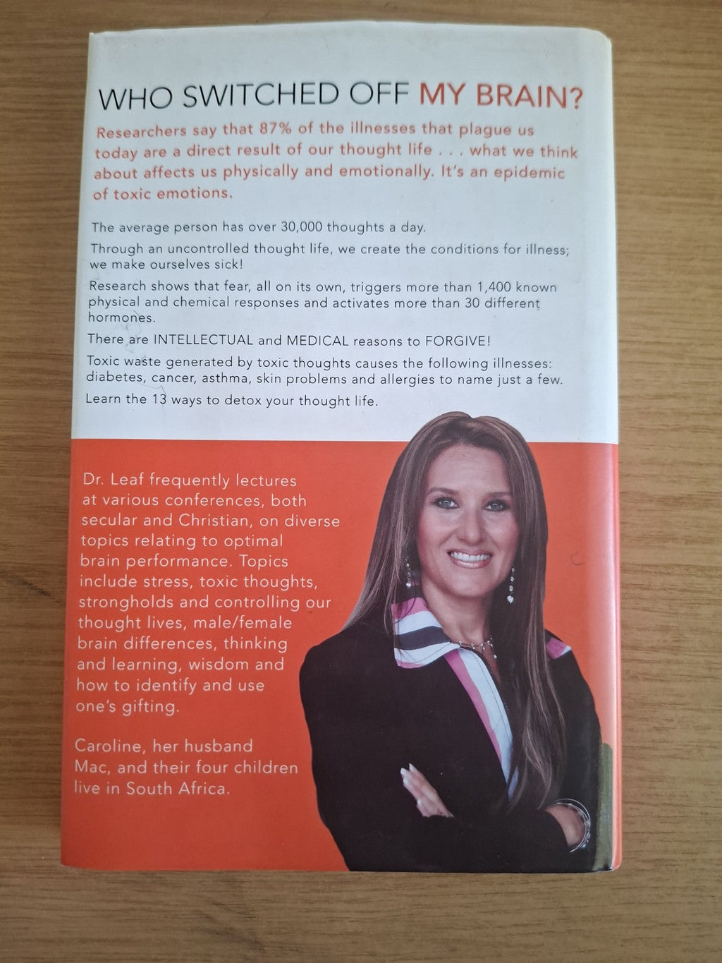 Who Switched Off My Brain? – Dr. Caroline Leaf (Second-Hand)