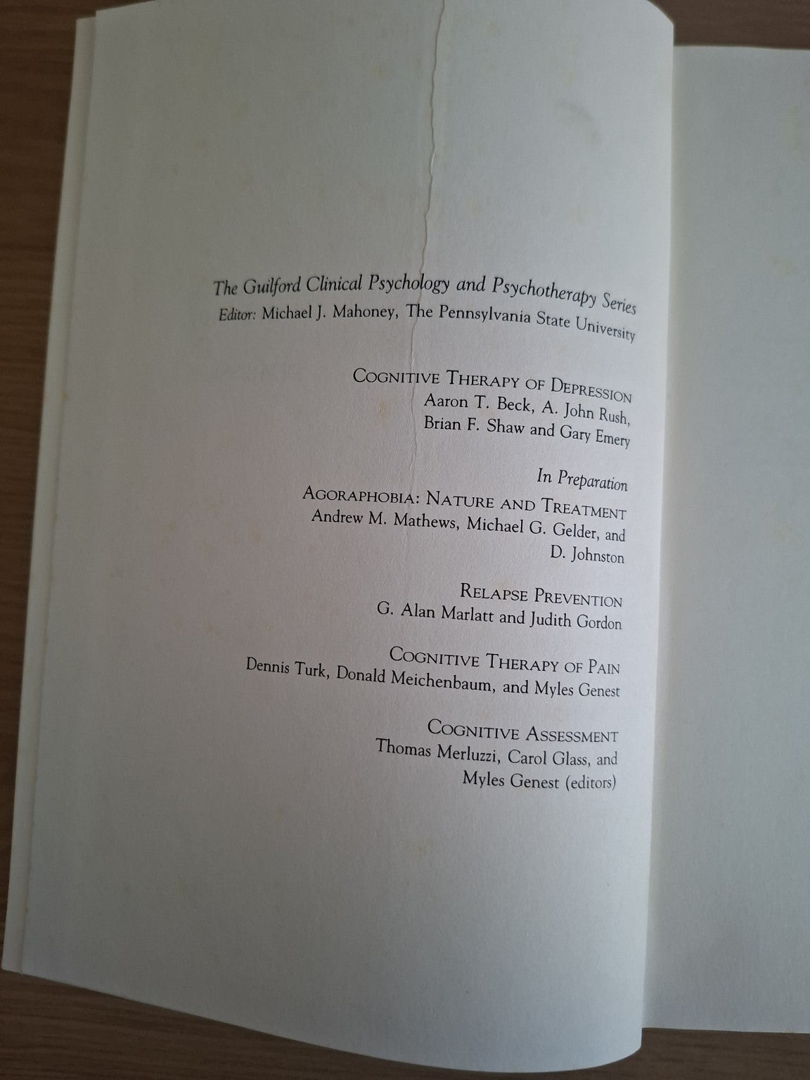 Cognitive Therapy of Depression – Aaron T. Beck et al. (Second-Hand)