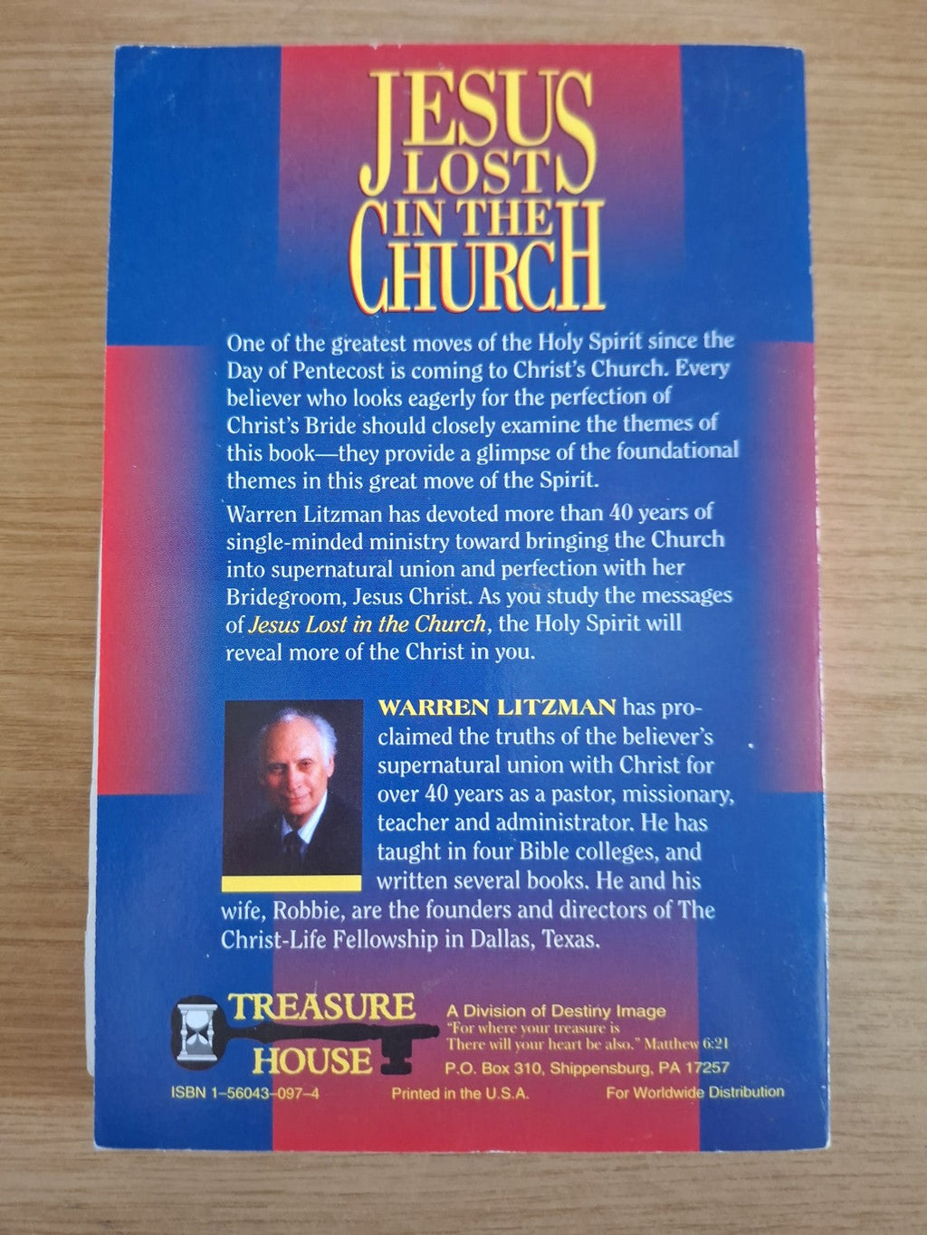Jesus Lost in the Church – Warren Litzman (Second-Hand)