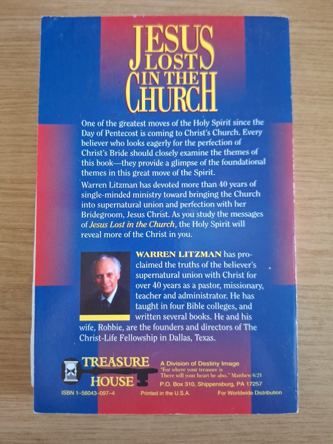 Jesus Lost in the Church – Warren Litzman (Second-Hand)