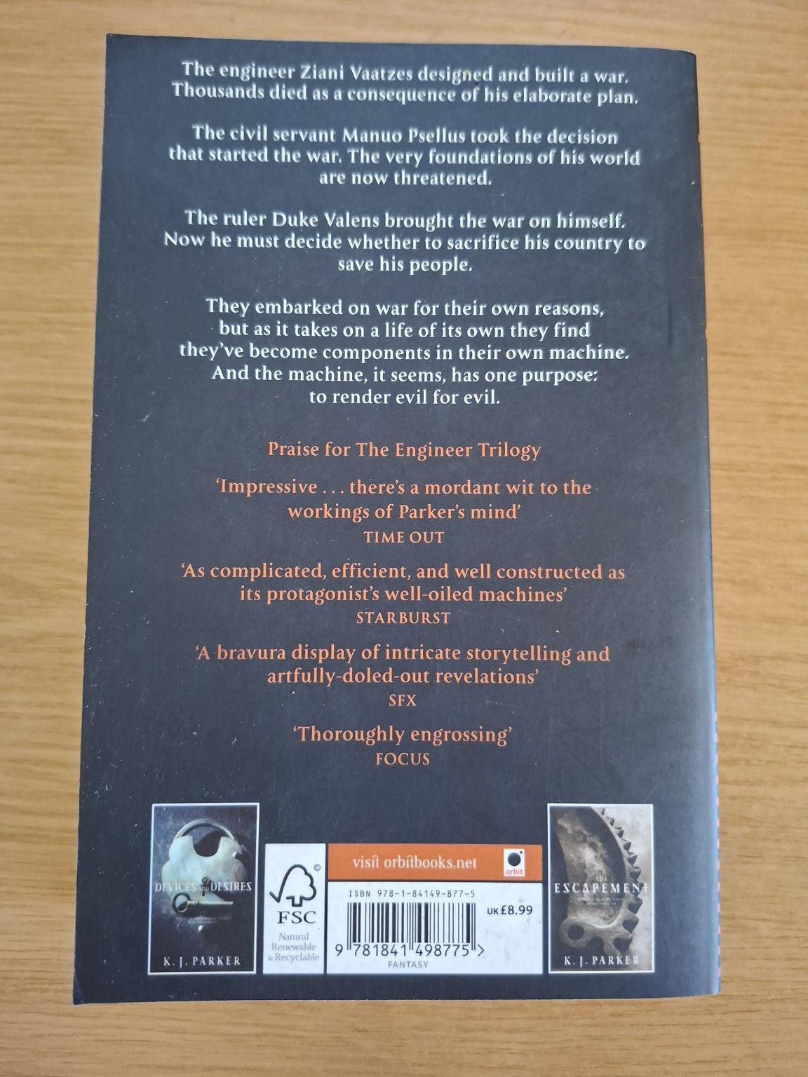 Evil for Evil – K.J. Parker (Second-Hand)