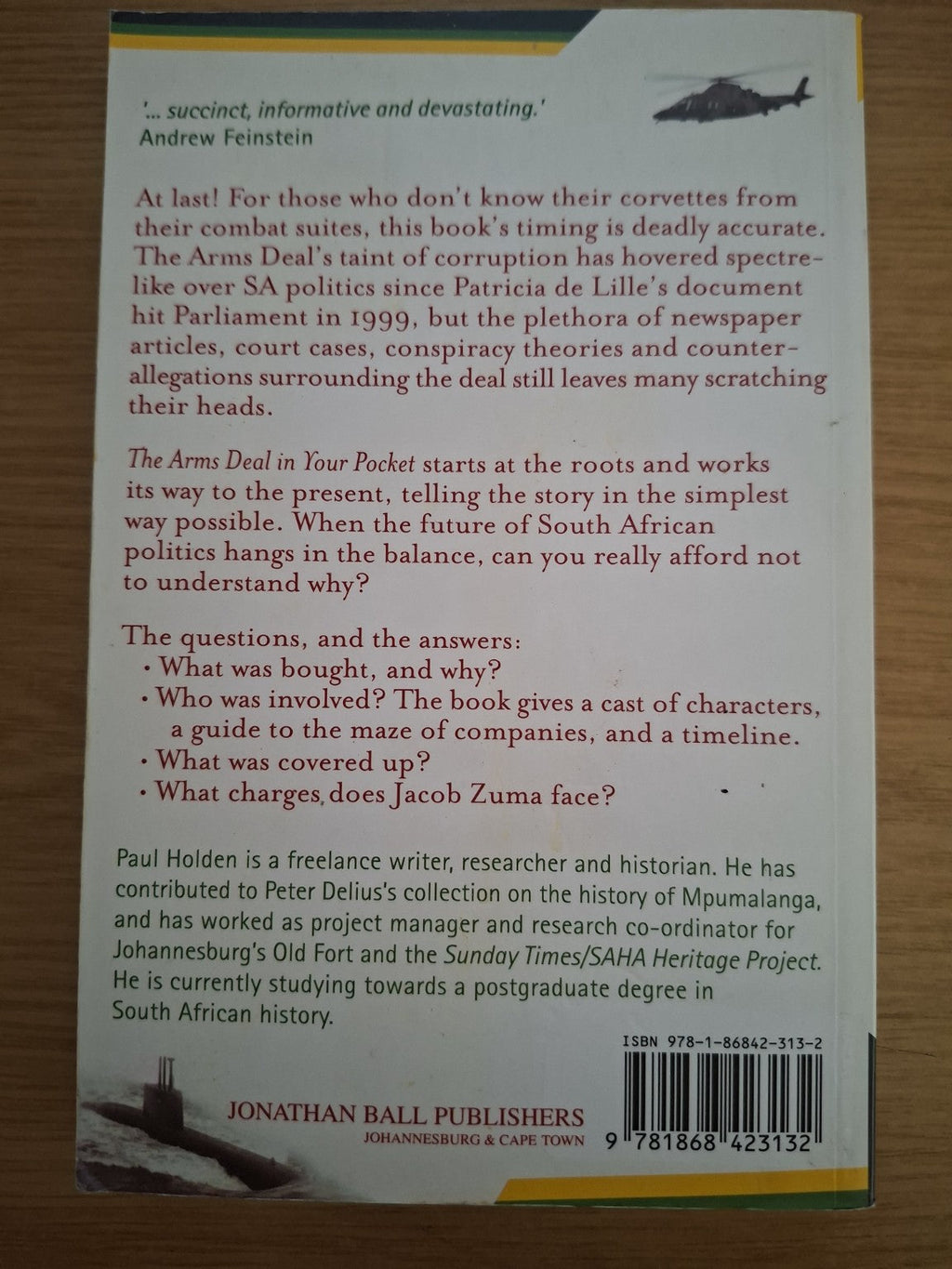 The Arms Deal in Your Pocket – Paul Holden (Second-Hand)