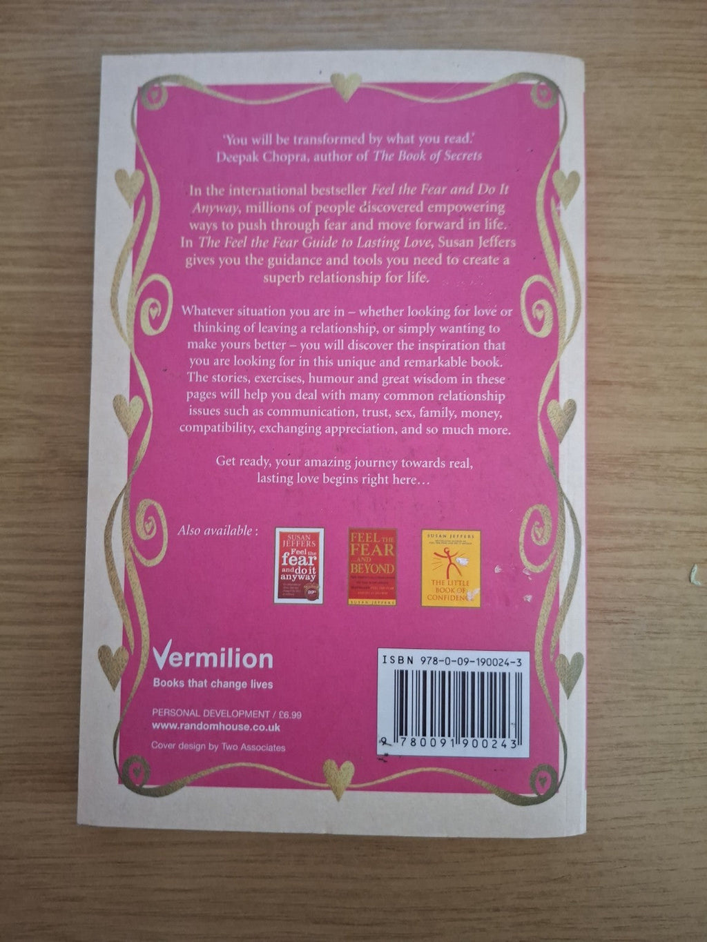 The Feel the Fear Guide to Lasting Love – Susan Jeffers (Second-Hand)