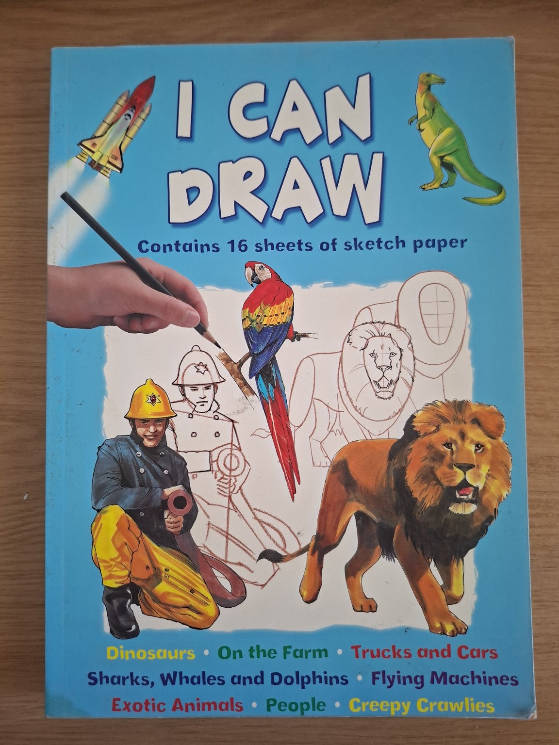 I Can Draw – Step-by-Step Drawing Book with Sketch Paper (Second-Hand)