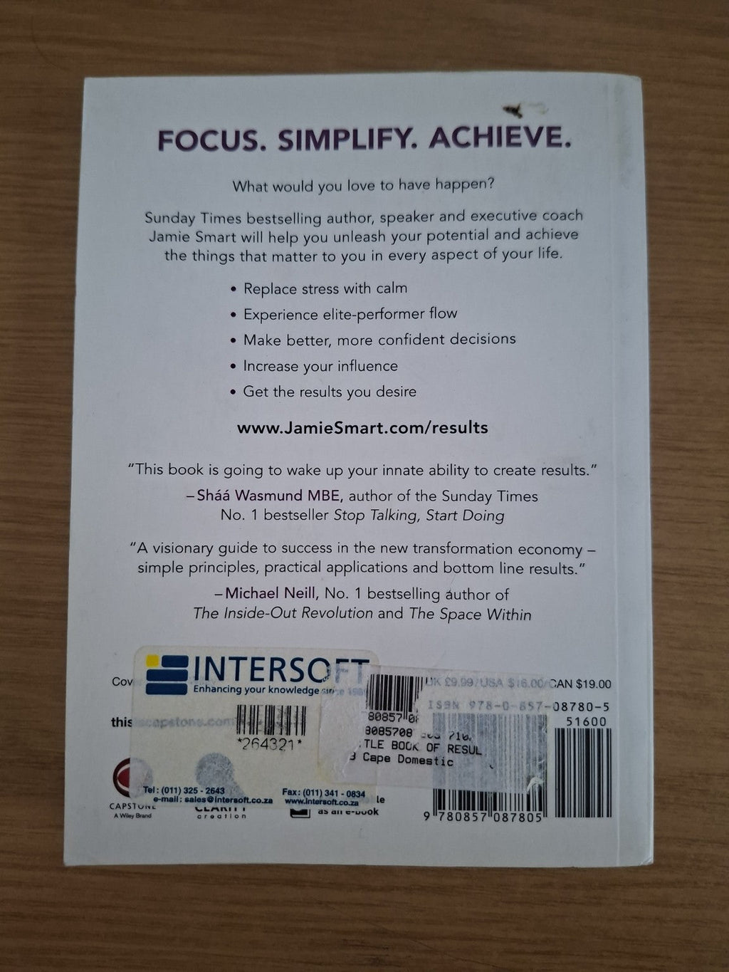The Little Book of Results – Jamie Smart (Second-Hand)