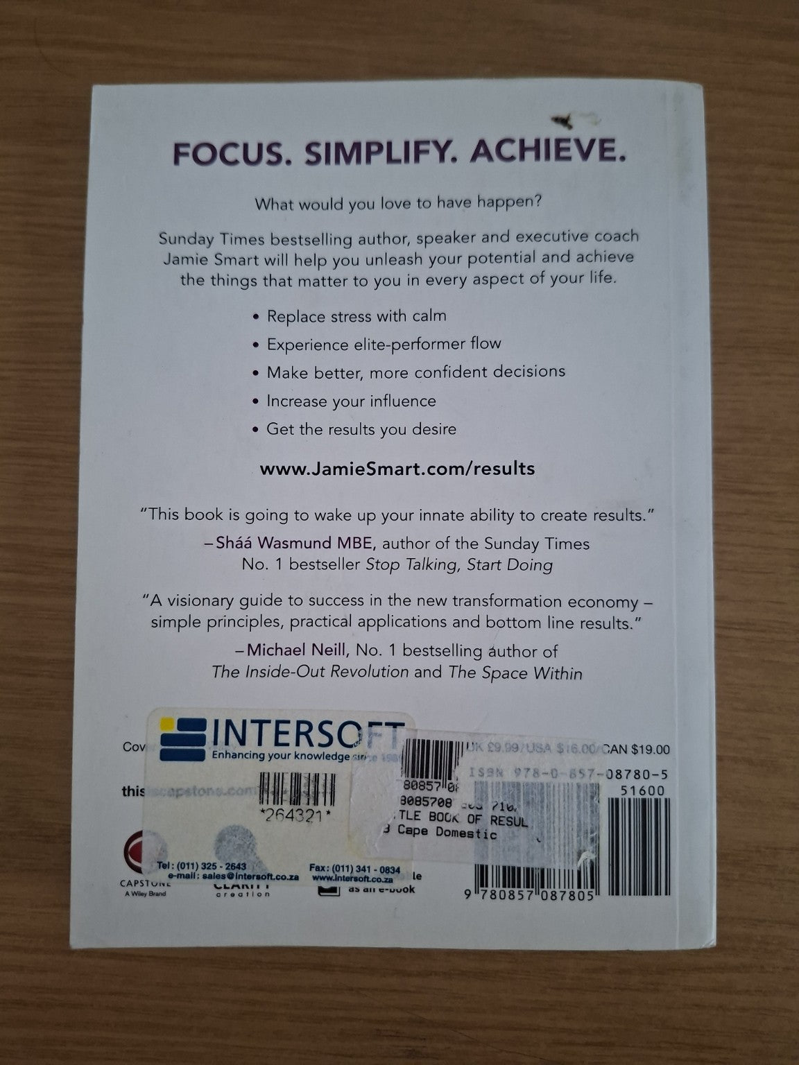 The Little Book of Results – Jamie Smart (Second-Hand)