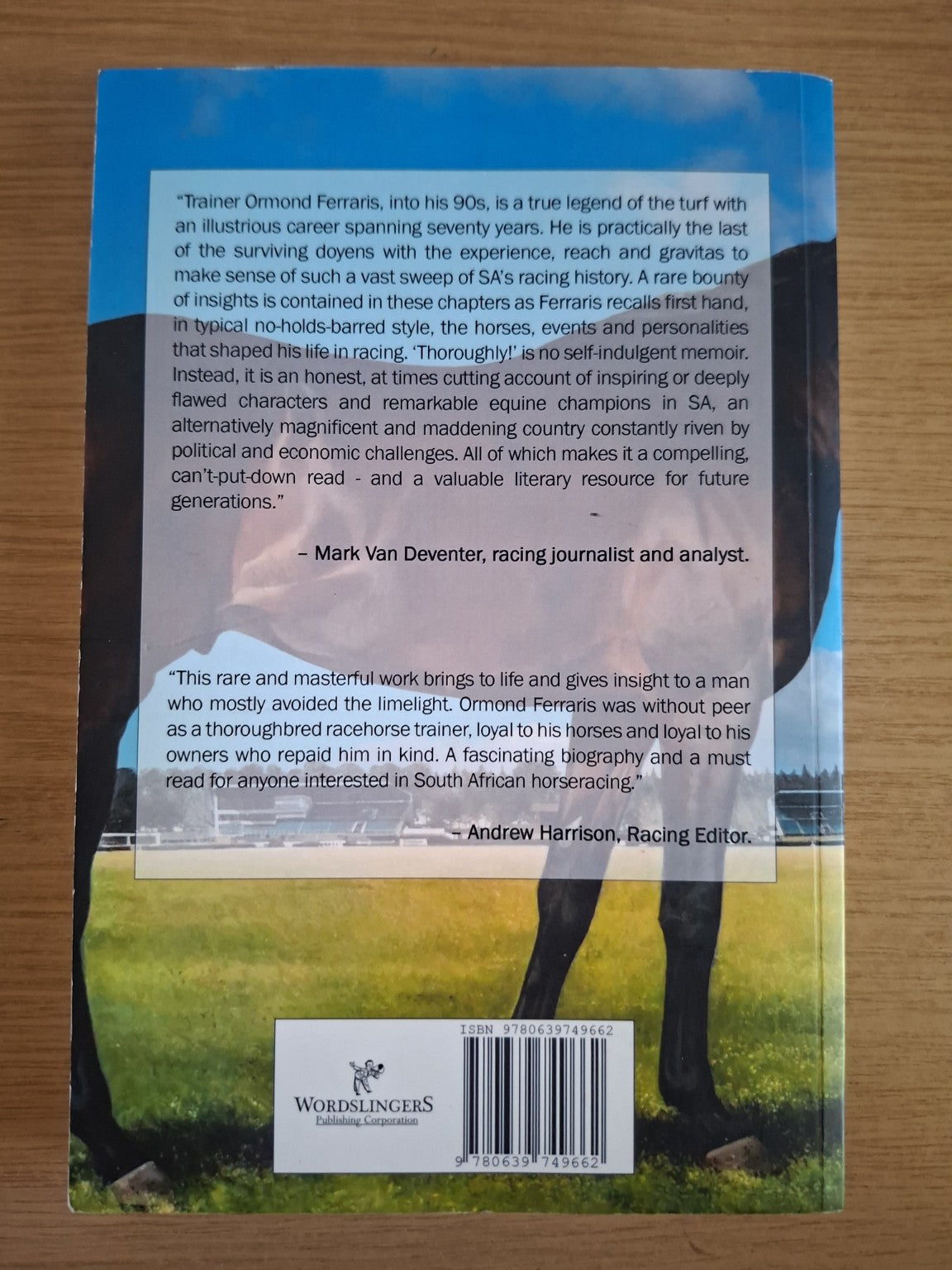 Thoroughly! – Ormond Ferraris (Second-Hand)