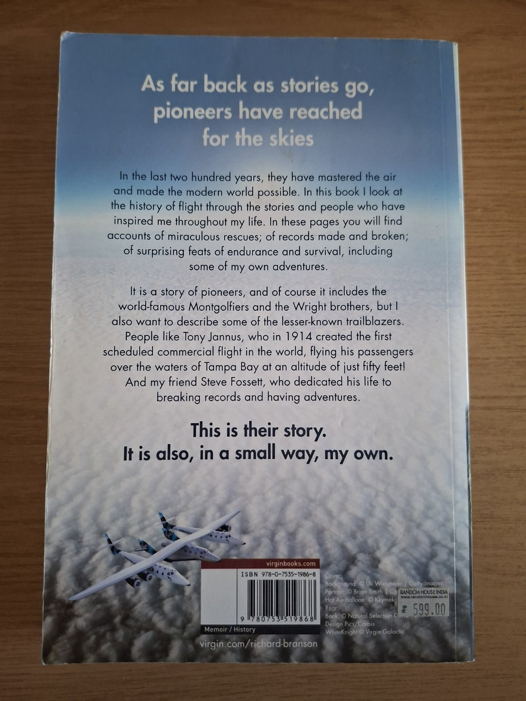 Reach for the Skies – Richard Branson (Second-Hand)