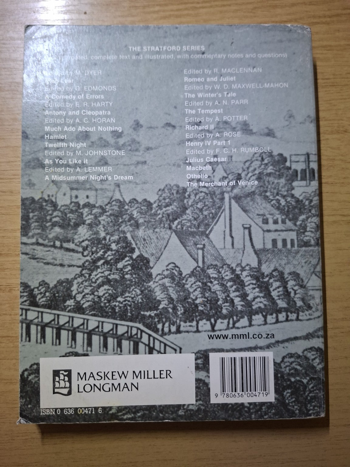 Hamlet – William Shakespeare (Second Hand Book)