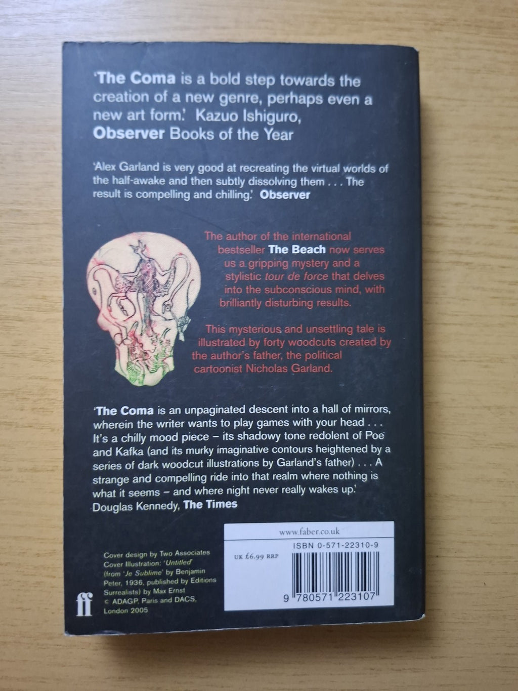The Coma – Alex Garland (Second-Hand)