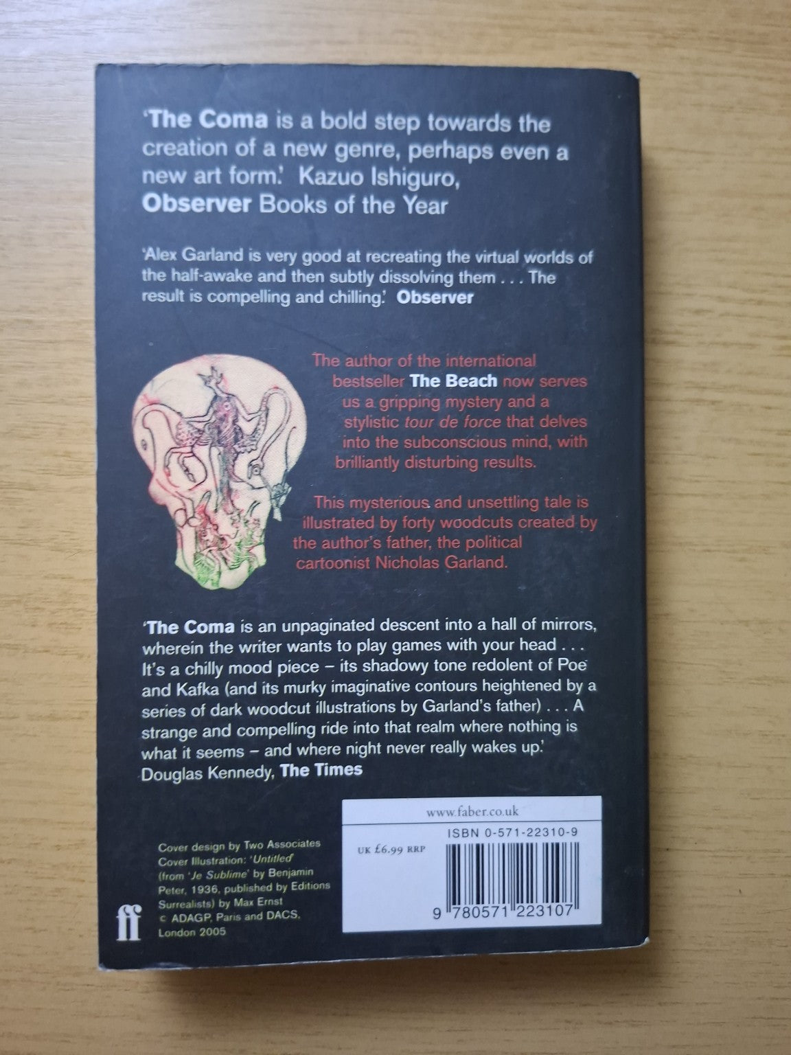 The Coma – Alex Garland (Second-Hand)