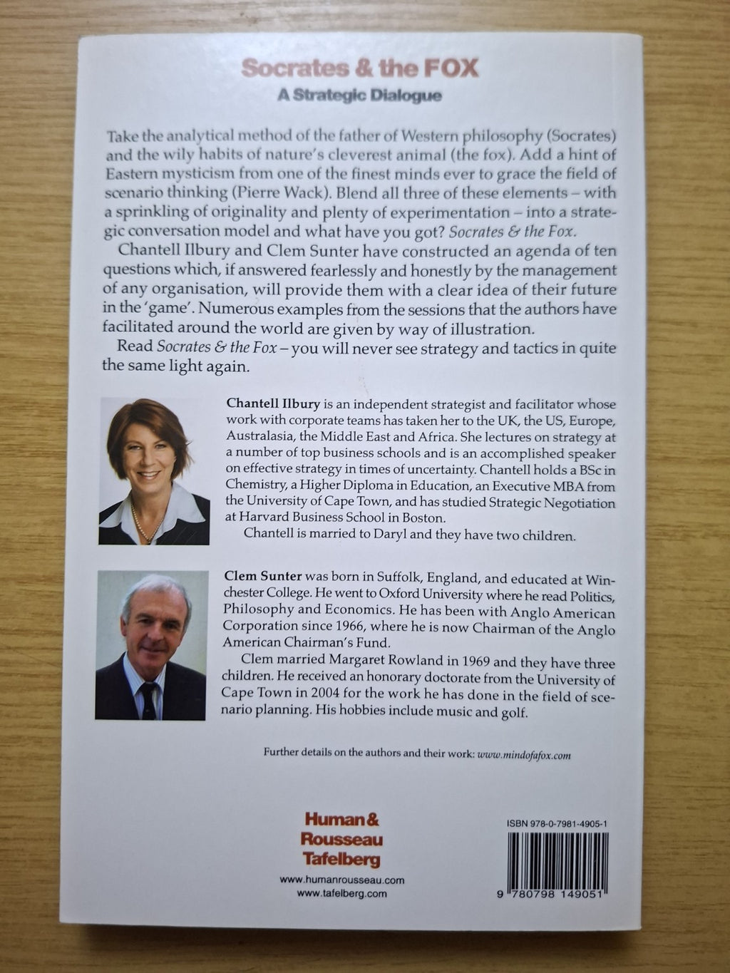 Socrates &amp; the Fox – Chantell Ilbury &amp; Clem Sunter (Second-Hand)