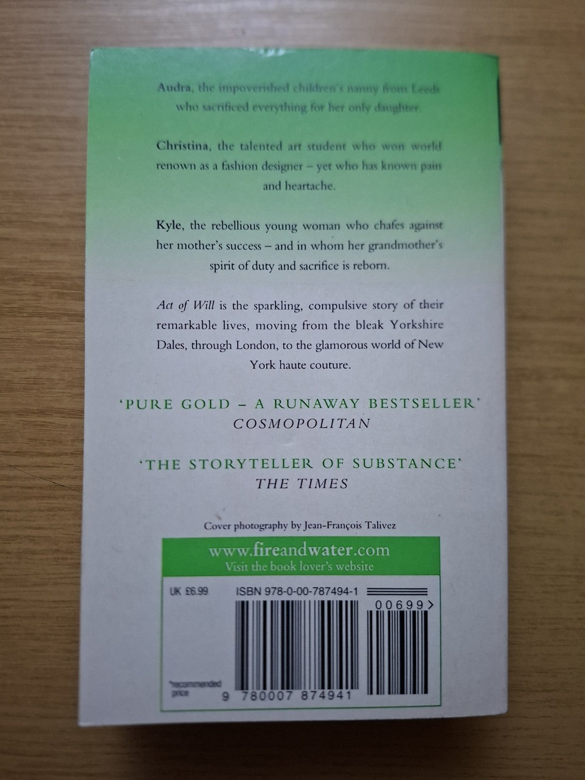 Act of Will – Barbara Taylor Bradford (Second-Hand)
