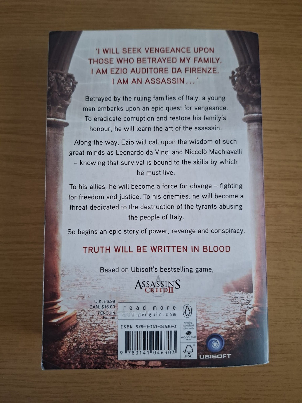 Assassin’s Creed: Renaissance – Oliver Bowden (Second Hand Book)