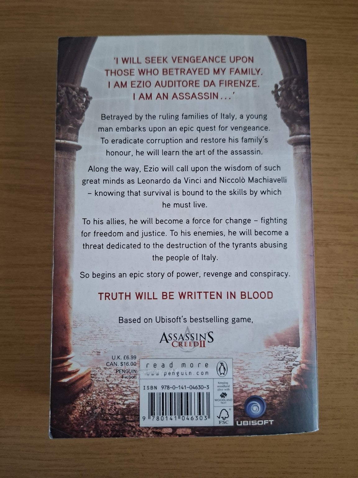 Assassin’s Creed: Renaissance – Oliver Bowden (Second Hand Book)