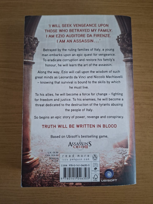 Assassin’s Creed: Renaissance – Oliver Bowden (Second Hand Book)