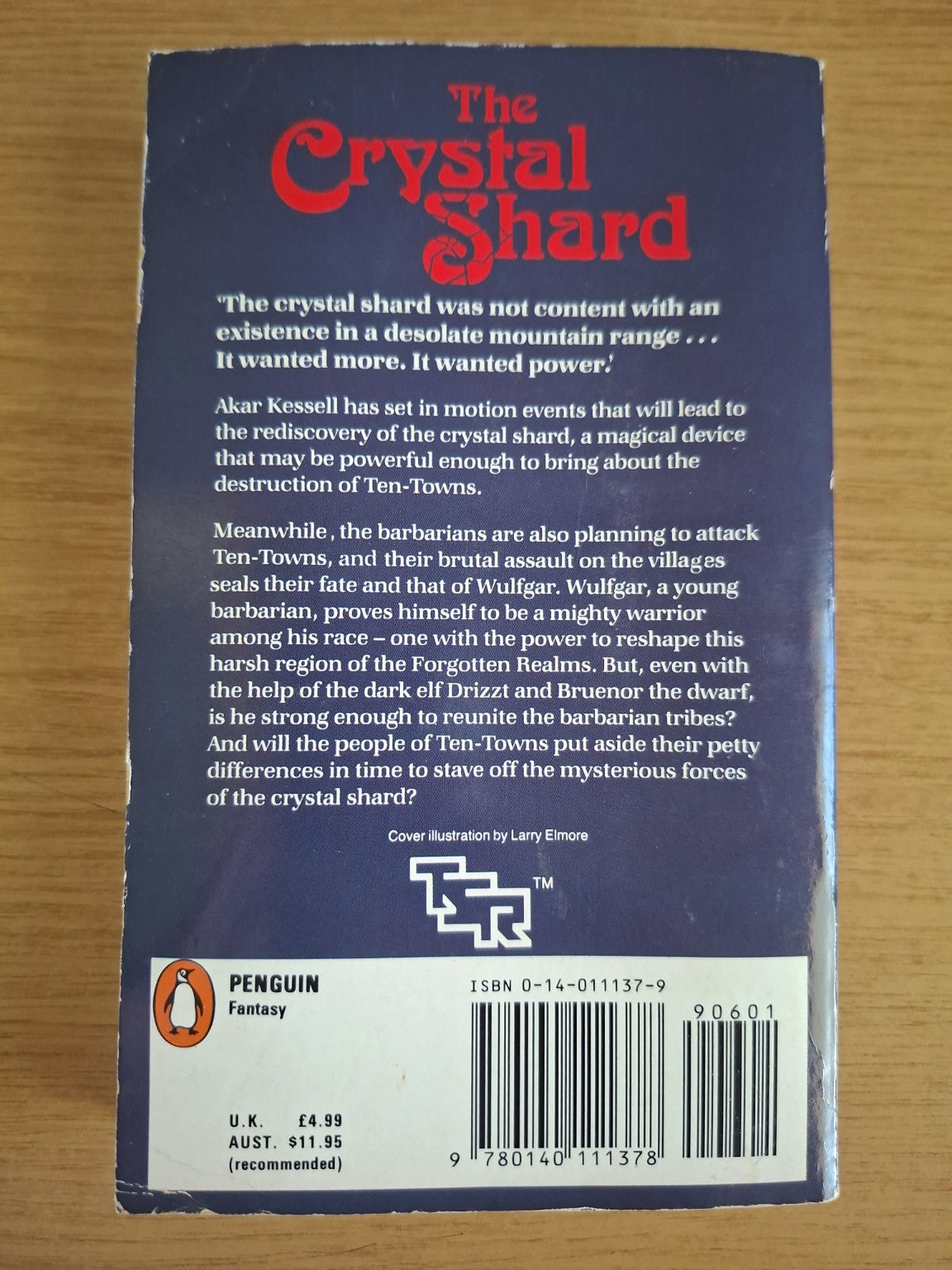 The Crystal Shard – R. A. Salvatore (Second Hand Book)