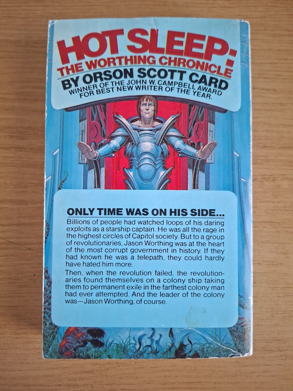 Hot Sleep: The Worthing Chronicle – Orson Scott Card (Second Hand Book)