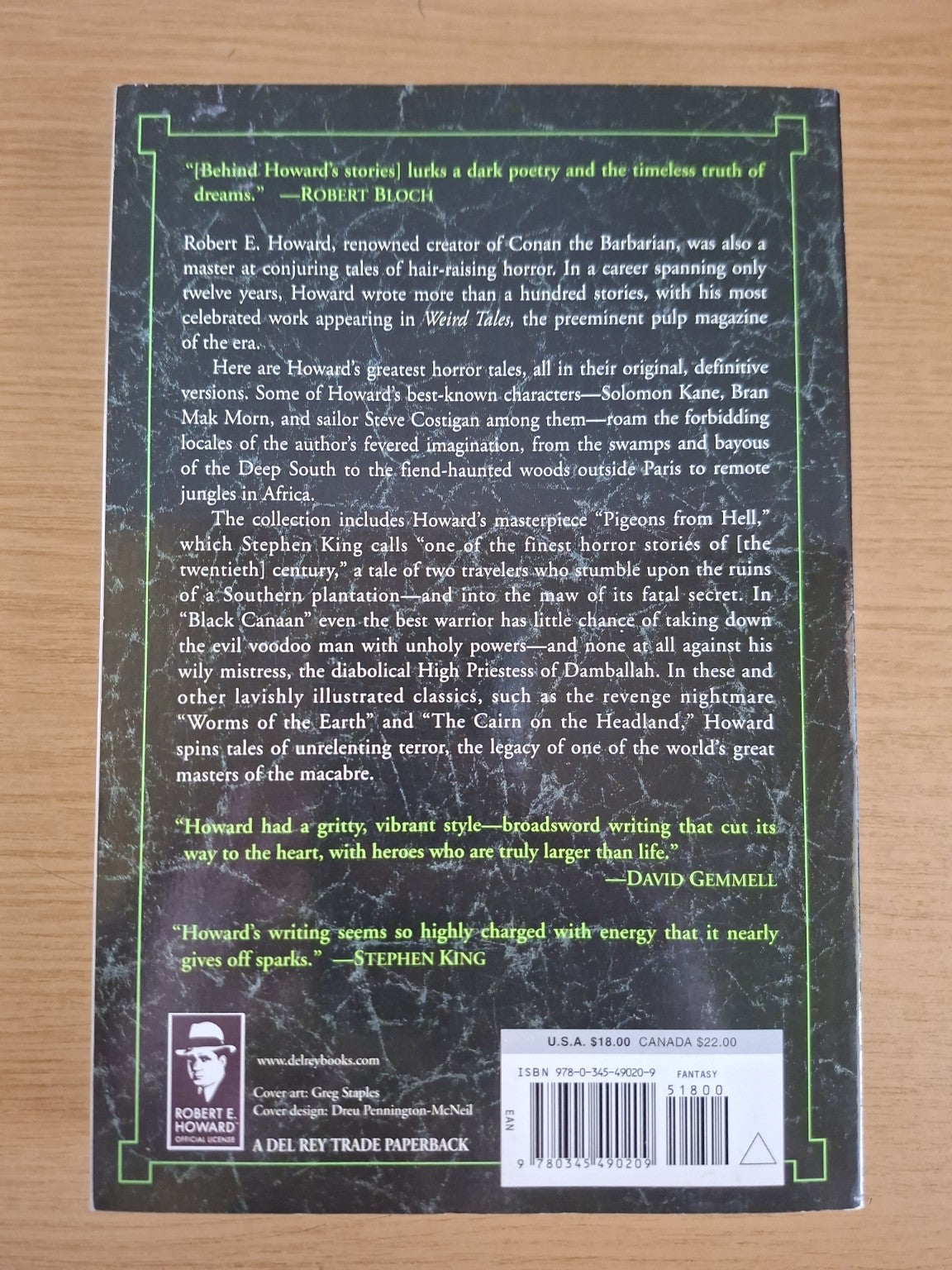 The Horror Stories of Robert E. Howard – Robert E. Howard (Second Hand Book)