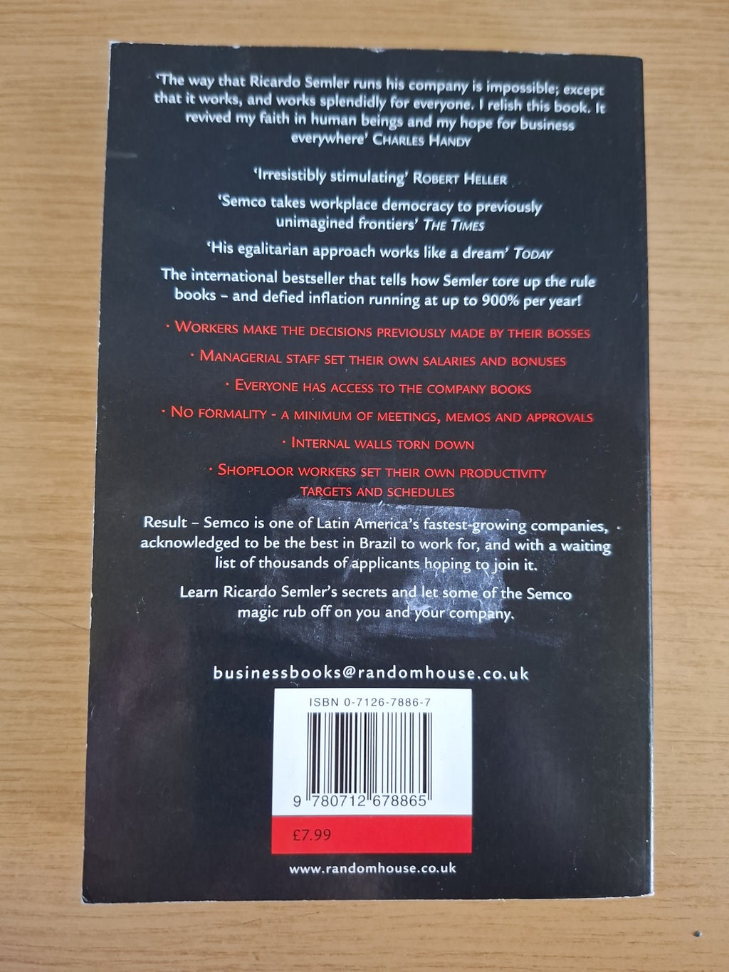 Maverick! – Ricardo Semler (Second Hand Book)