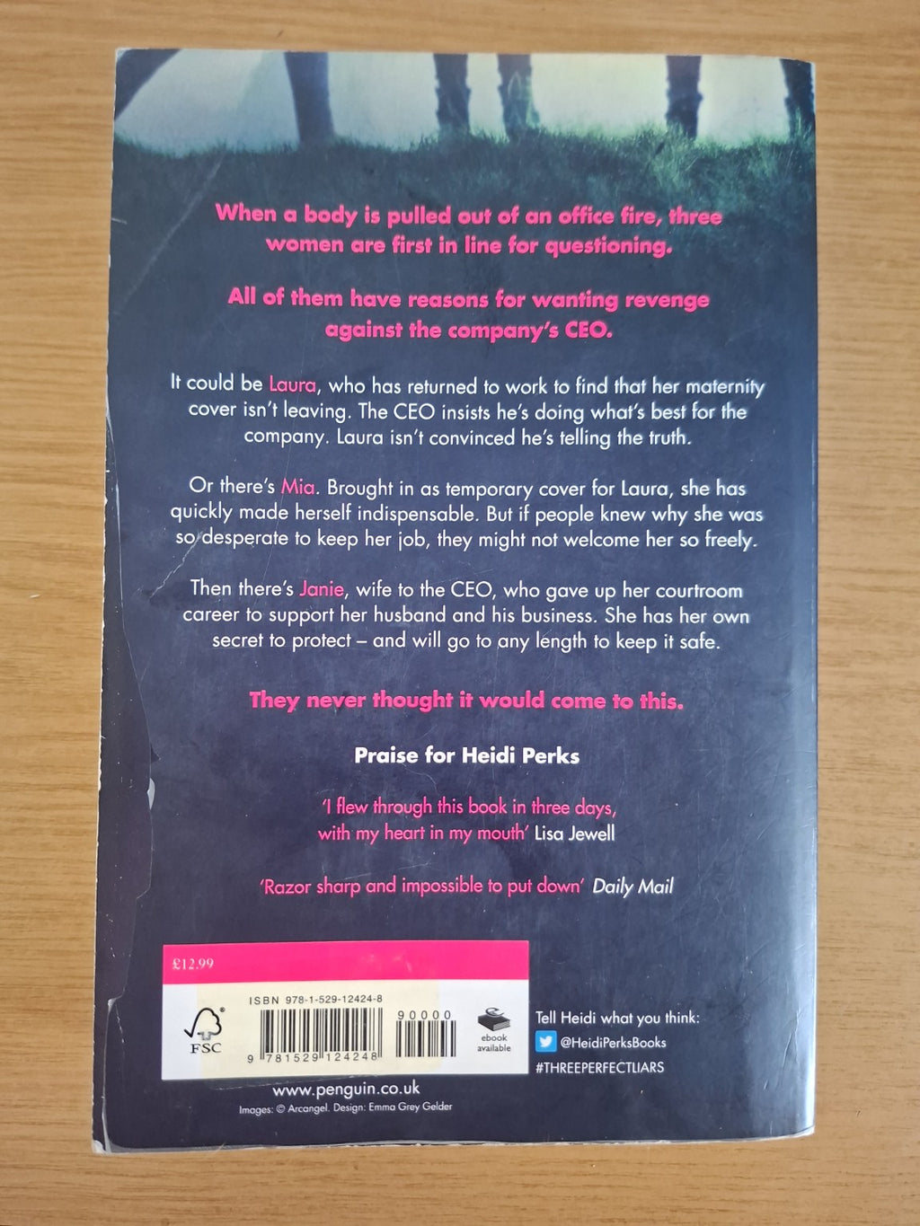 Three Perfect Liars – Heidi Perks (Second Hand Book)