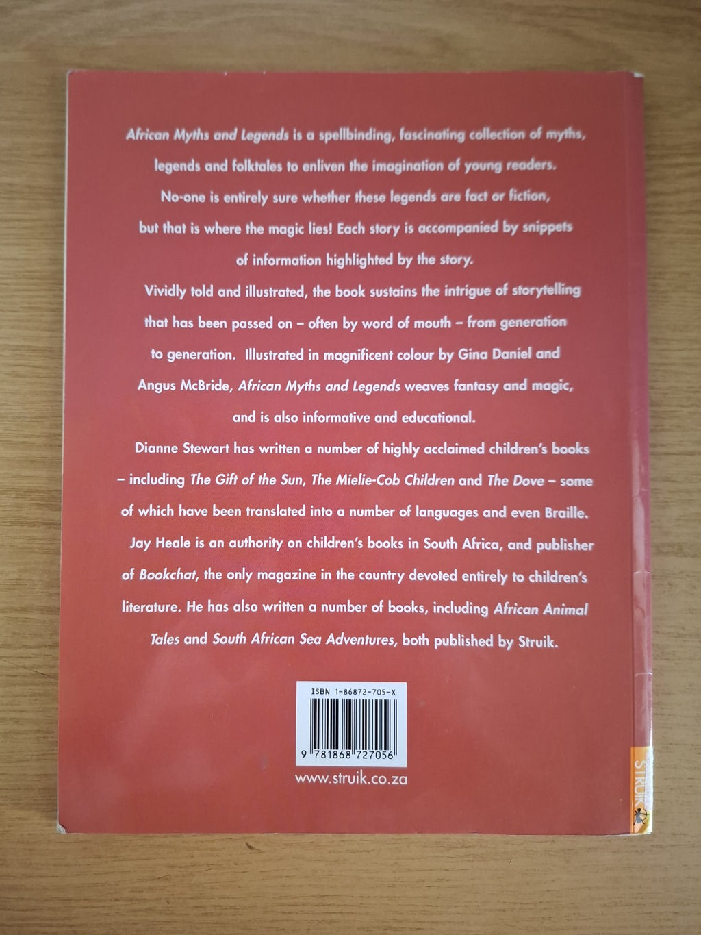 African Myths and Legends – Jay Heale & Dianne Stewart (Second Hand Book)