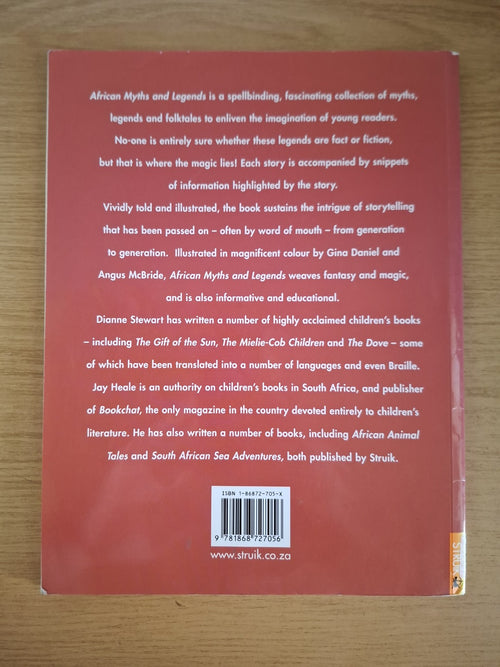 African Myths and Legends – Jay Heale & Dianne Stewart (Second Hand Book)