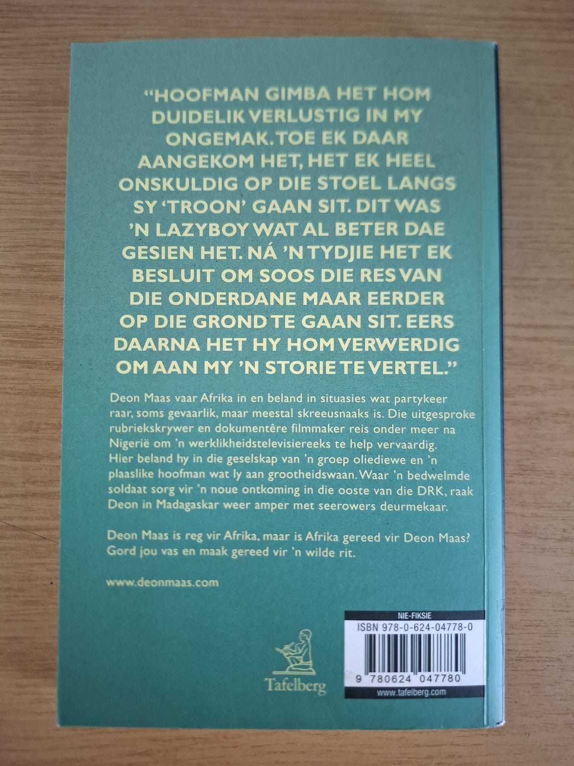 Witboy in Afrika – Deon Maas (Second Hand Book)
