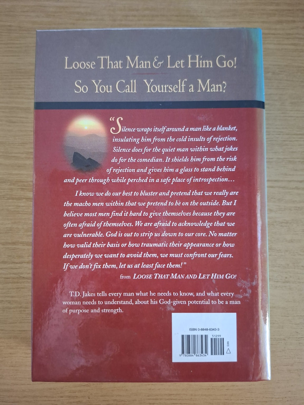 Loose That Man &amp; Let Him Go! / So You Call Yourself a Man? – T.D. Jakes (Second Hand Book)
