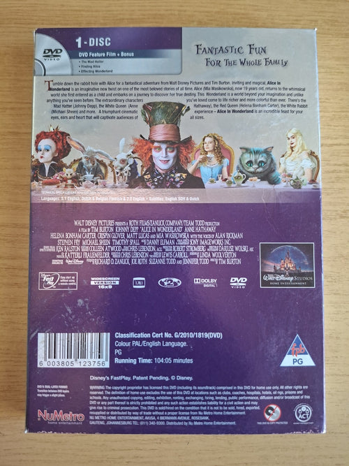 Alice in Wonderland – DVD (Second Hand)
