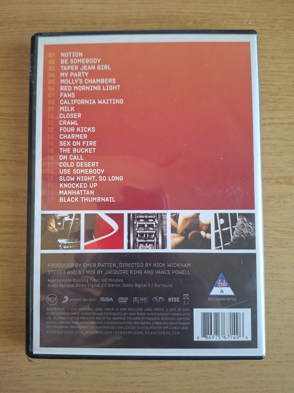 Kings of Leon – Live at The O2 London, England (DVD) (Second Hand)