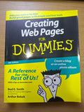 Creating Web Pages for Dummies – Bud E. Smith & Arthur Bebak (Second Hand Book)