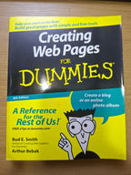 Creating Web Pages for Dummies – Bud E. Smith & Arthur Bebak (Second Hand Book)
