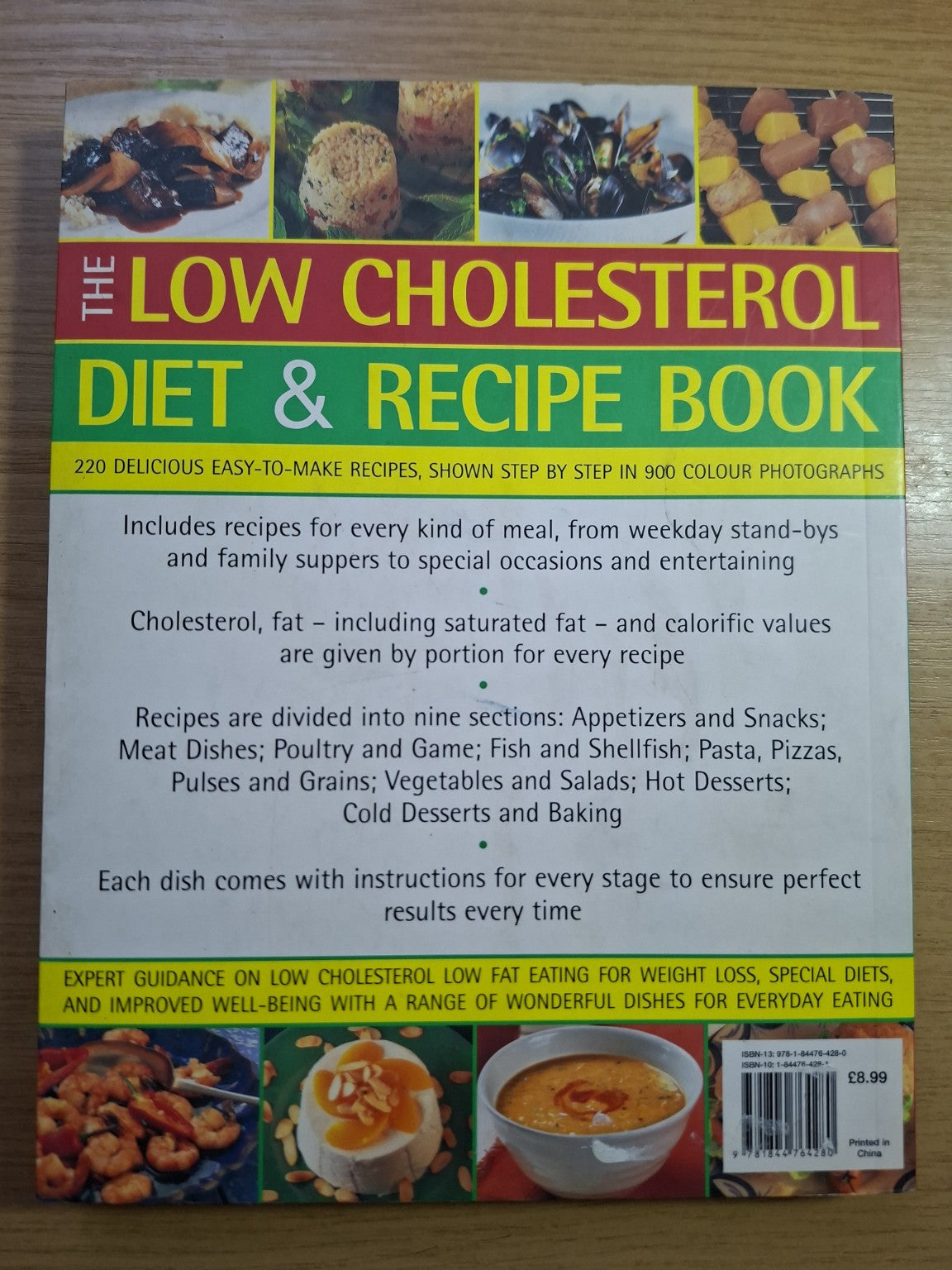 The Low Cholesterol Diet & Recipe Book (Second Hand Book)