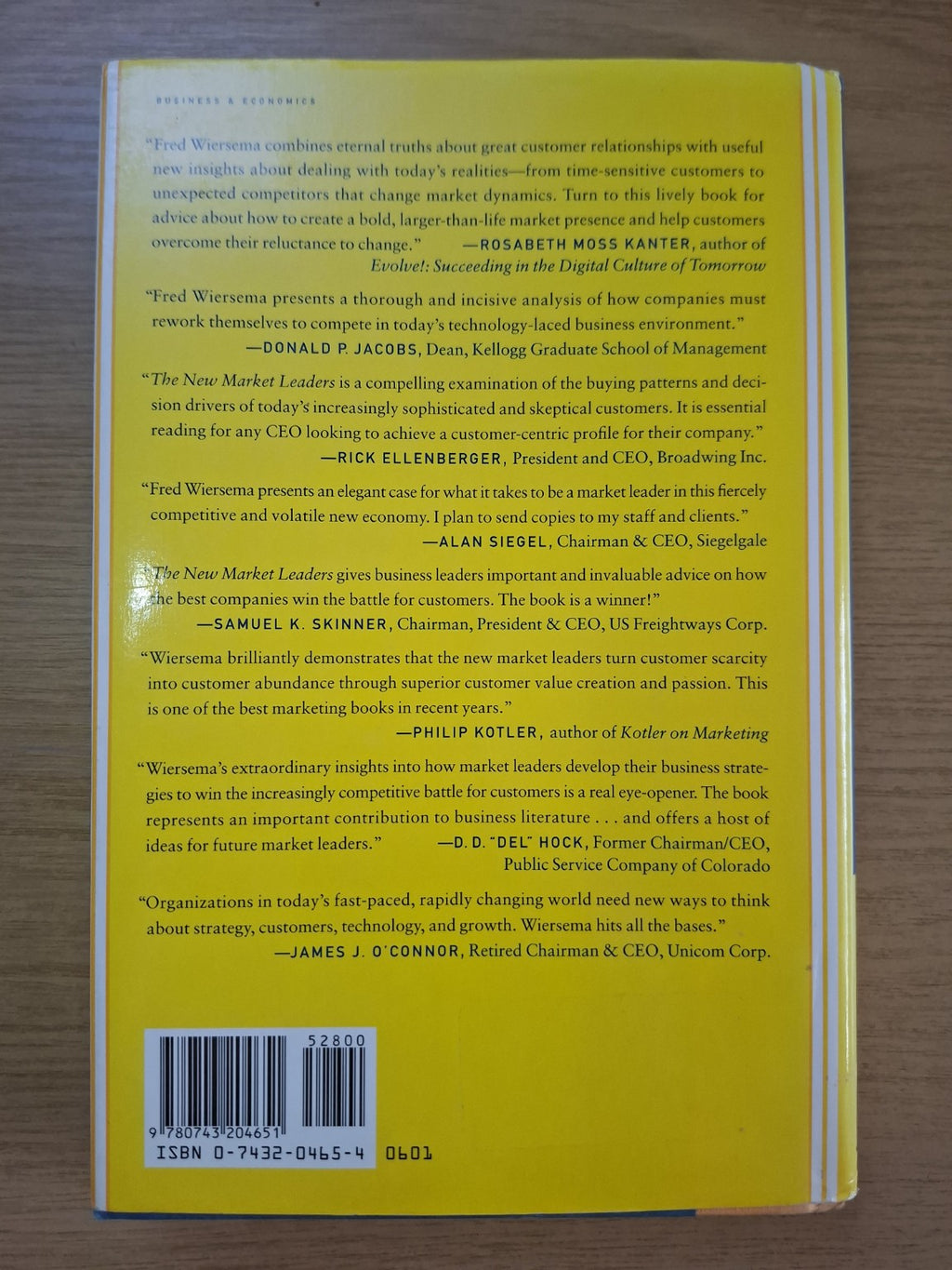 The New Market Leaders – Fred Wiersema (Second Hand Book)