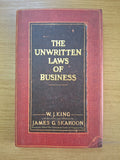 The Unwritten Laws of Business – W. J. King & James G. Skakoon (Second Hand Book)